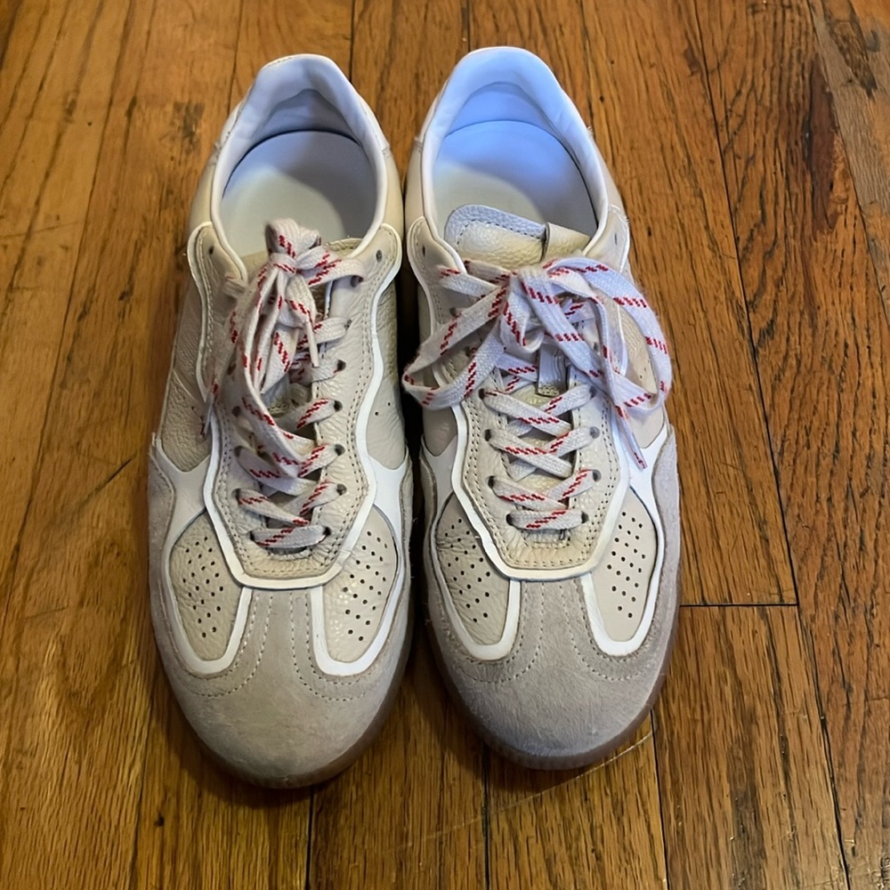 Alohas Tb.490 Rife Grain Cream Leather Sneakers